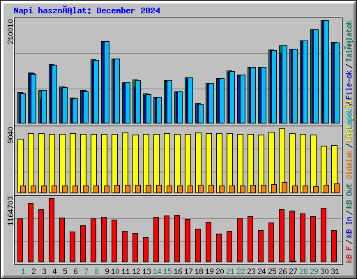 Napi használat: December 2024